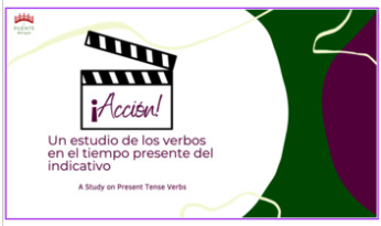 ¡Acción! Present Tense Verb Conjugations, Identifying Irregular Verbs, and Verb Analysis Skills